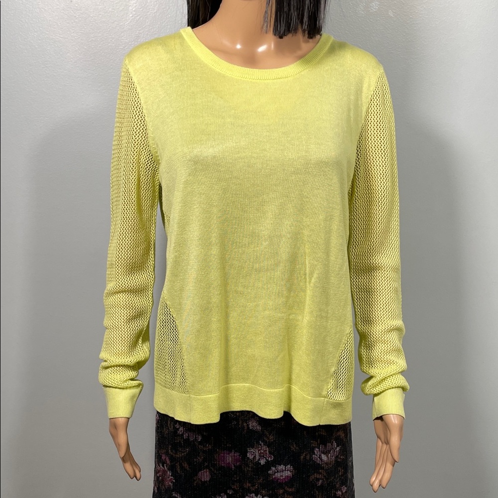 CAbi Lemon Crew Neck Sweater